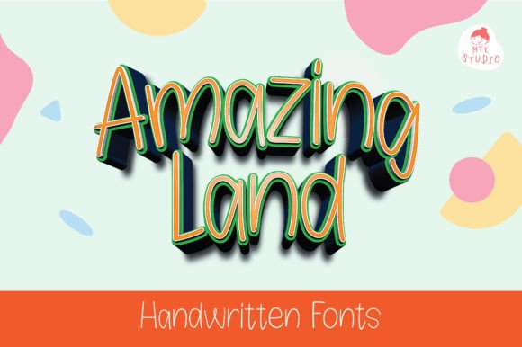 Amazingland Font – A Cute Handwritten Style for Digital Creativity
