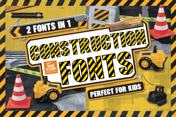 Construction Bundle: A Bold and Creative Font for Builders and Creators