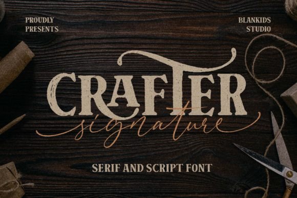 Crafter Signature: A Font That Merges Timeless Elegance with Handwritten Charm