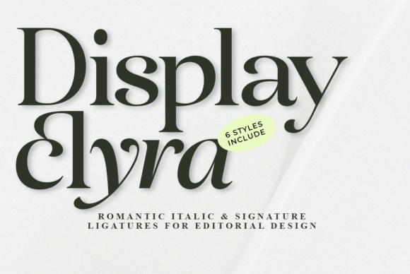 Display Elyra: A Timeless Serif Font for Sophisticated Design