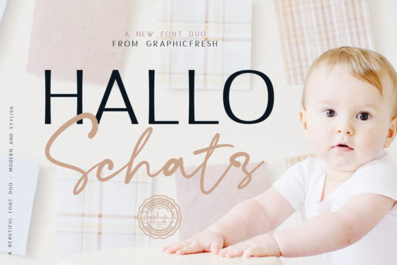 Hallo Schatz Duo: A Font That Elevates Design