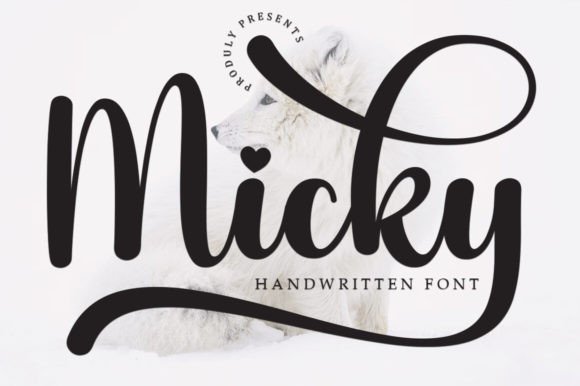 Introducing Micky β A Handwritten Font That Elevates Design with Elegance and Versatility