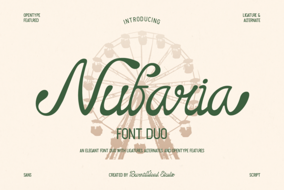 Introducing Nufaria: A Font Duo That Captures Retro Charm and Modern Clarity