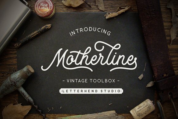 Motherline Font Set for Creative Projects