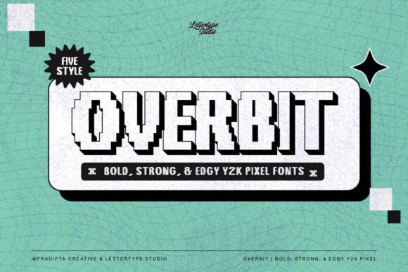 Overbit: A Bold Pixel Font Bridging 80s and Y2K Aesthetics