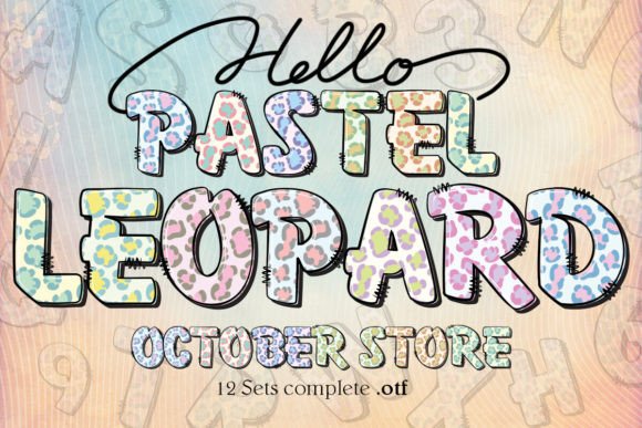 Pastel Leopard Font
