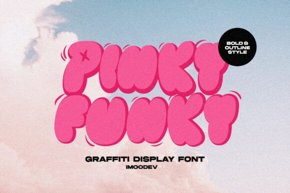 Pinky Funky Font Overview