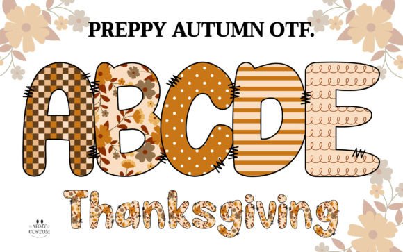 Preppyfall3 Checkered for Autumn Designs