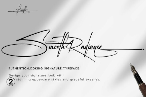 Smooth Radiance: A Font That Adds Personality to Your Branding and Designs