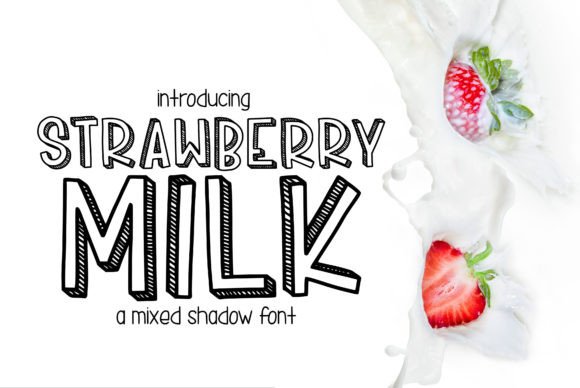 Strawberry Milk: A Playful Font for Creative Design Projects