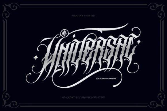 Universal Blackletter: A Versatile Font for Creative and Professional Use