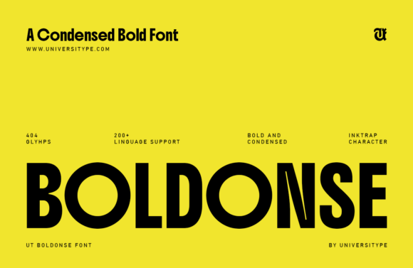 UT Boldonse: A Playful Yet Functional Font for Modern Design