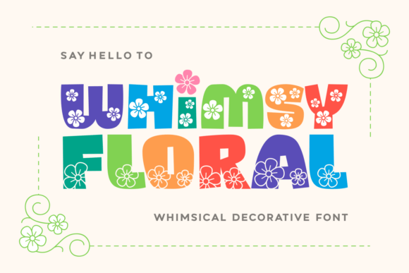 Whimsy Floral: A Playful Font for Creative and Professional Projects